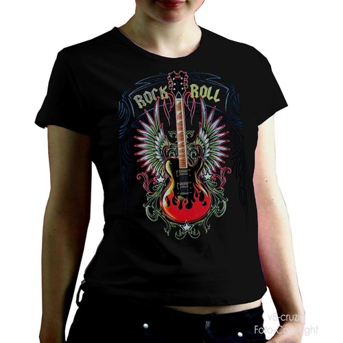 Rock roll music guitar - roll,