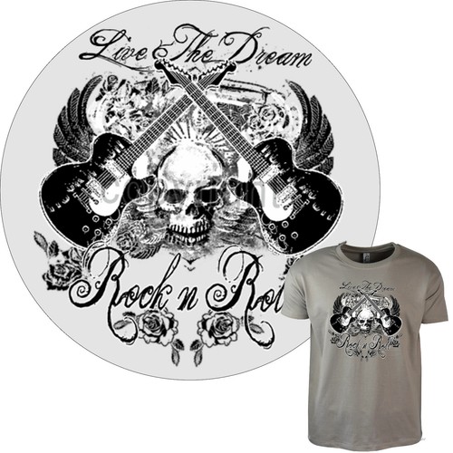 Festival shirt skull rock n - skull, rock`n