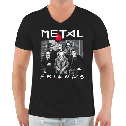 Shirt metal horror friends - horror, m