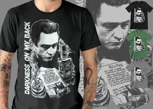 Cash shirt johnny rock n - cash, t-shirt