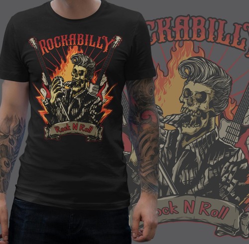 Rockabilly shirt rock roll - rockabilly,