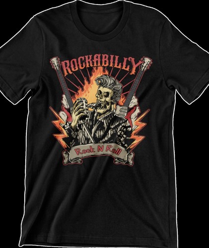 Rockabilly shirt rock roll - n,