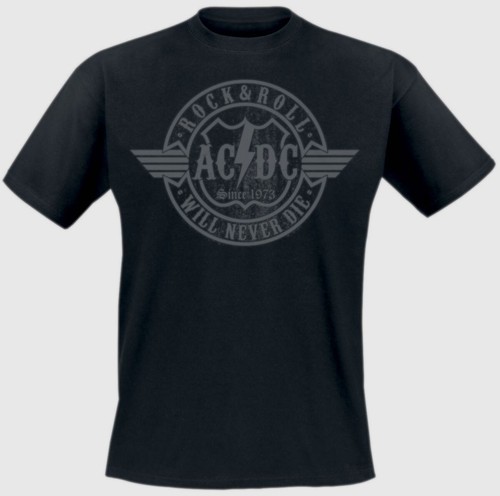 Acdc shirt rock roll - roll, will