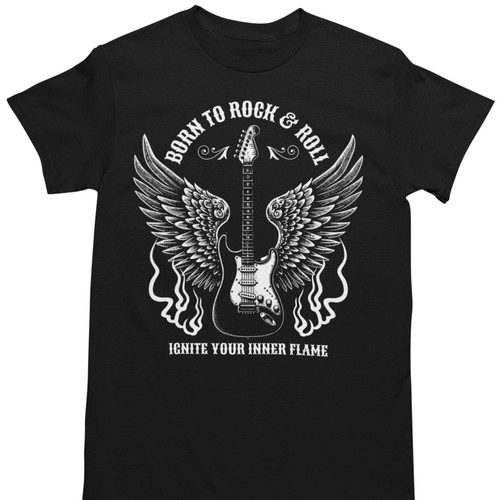 Rock shirt herren gitarre - t,