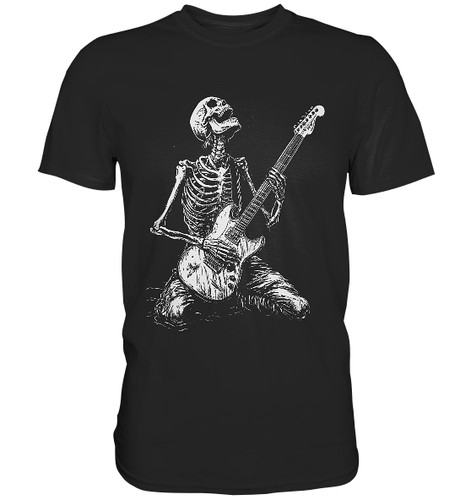Rock roll skelett gitarre - rock, n