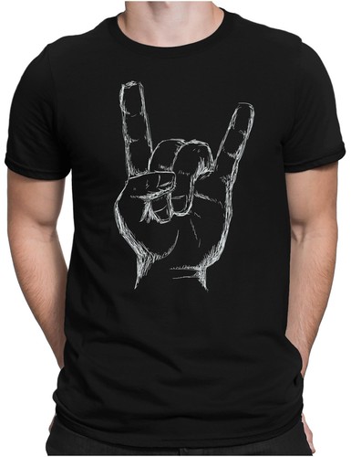 Heavy metal hand herren - heavy,