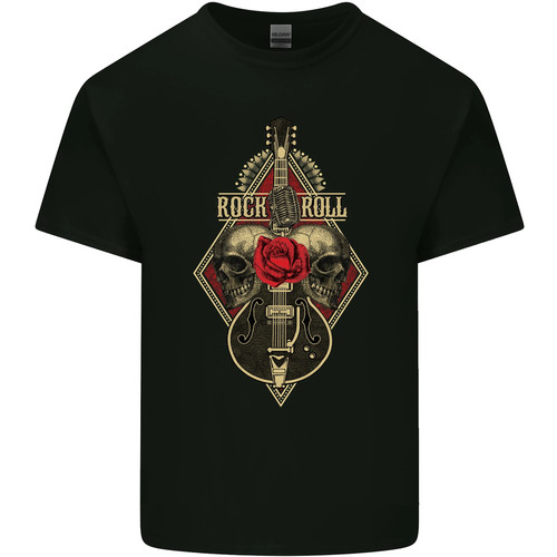 Rock roll guitar skull - roll,