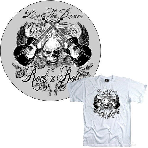 Rock roll gitarren shirt - gitarren, t-shirt