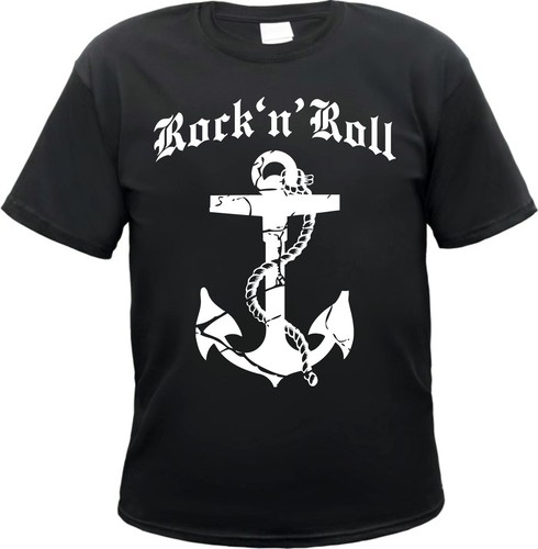 Rock roll anker - rock, t-shirt