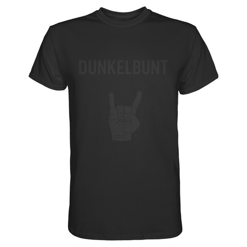 Dunkelbunt shirt schwarz - dunkelbunt, t-shirt