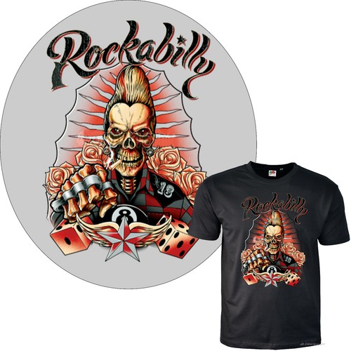 Rockabilly shirt gothic - t-shirt,
