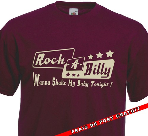Shirt rock billy - rock,