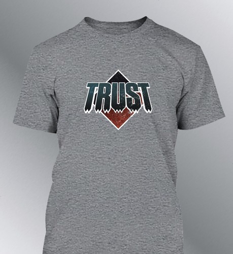 Shirt trust rock roll hard - trust,