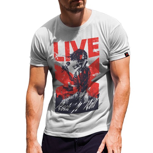 Live rock roll musik punk - live, n